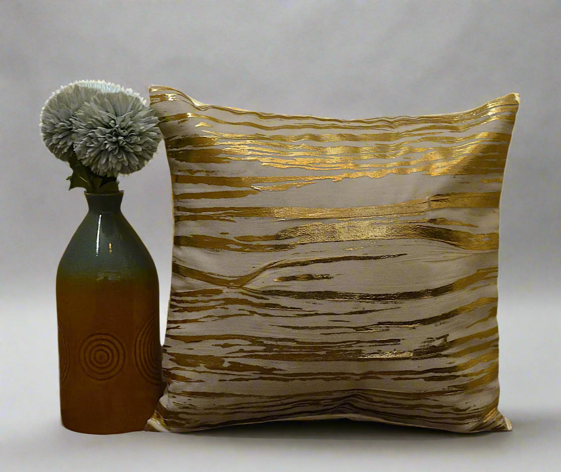 Gold Foil Cushion Cover