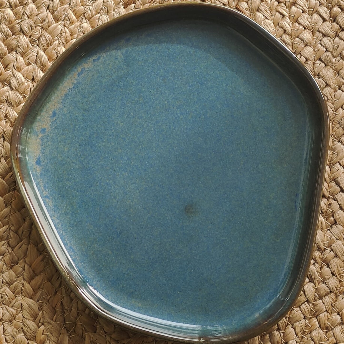 Ikigai Porcelain Plate (Teal)