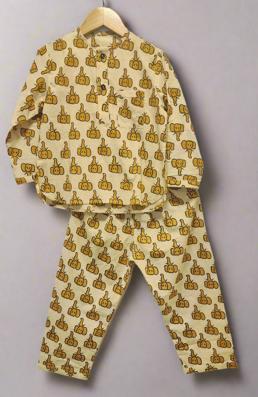KIDS LOUNGE WEAR GANESHA PRINT