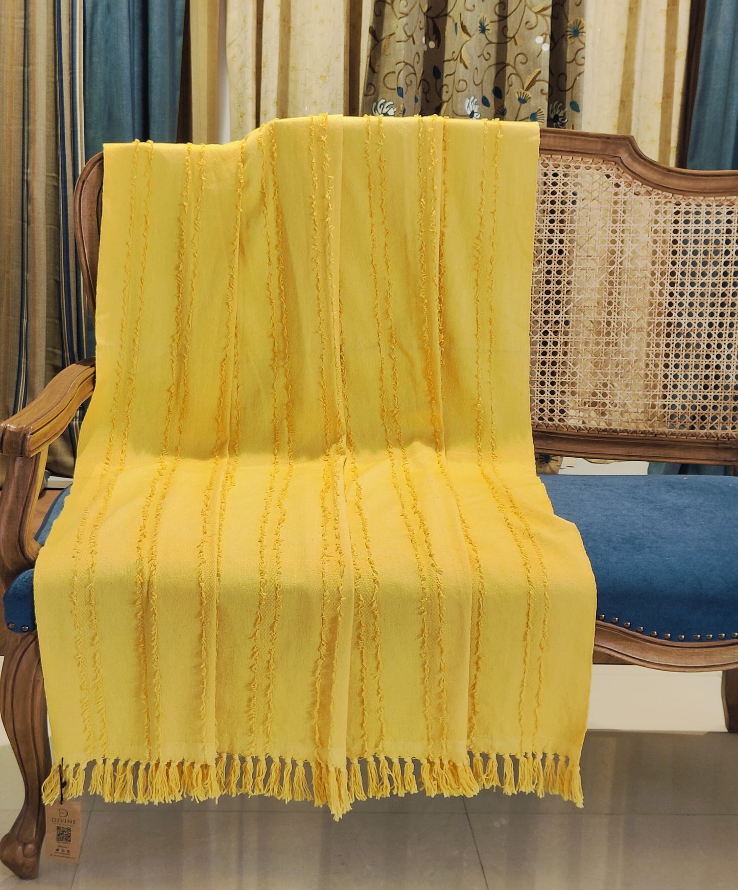 Sofa Throw Yellow