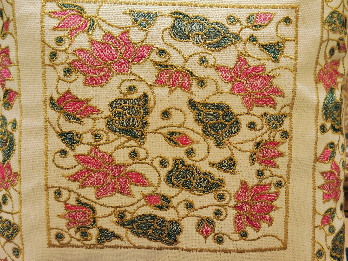 Lotus Pink Cushion Cover