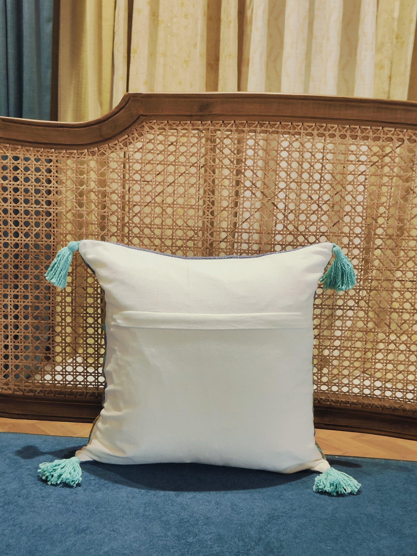 Sky Embroidered Cushion Cover