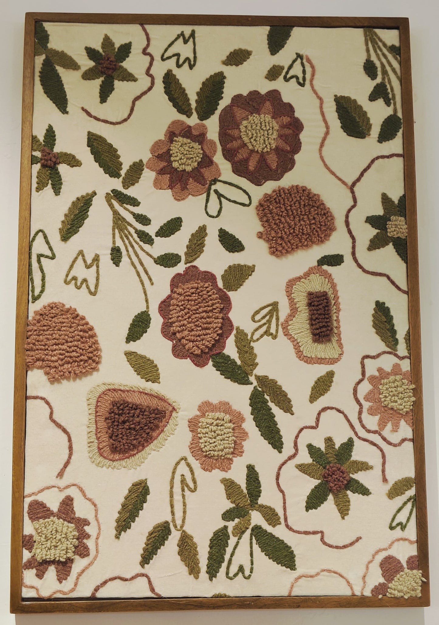 Handwoven Wall Frame – Vintage Garden