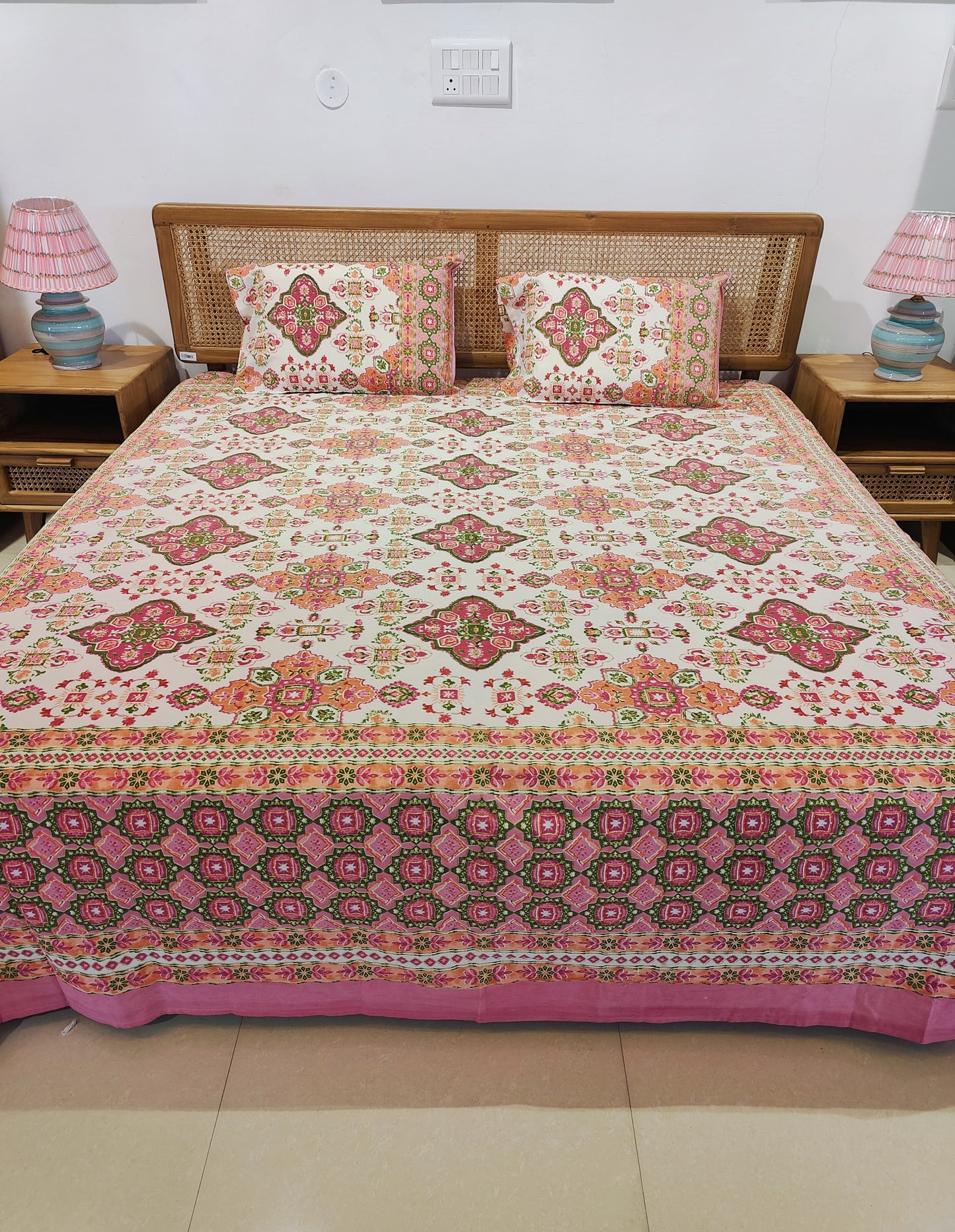 Mughal Bageecha Bedsheet
