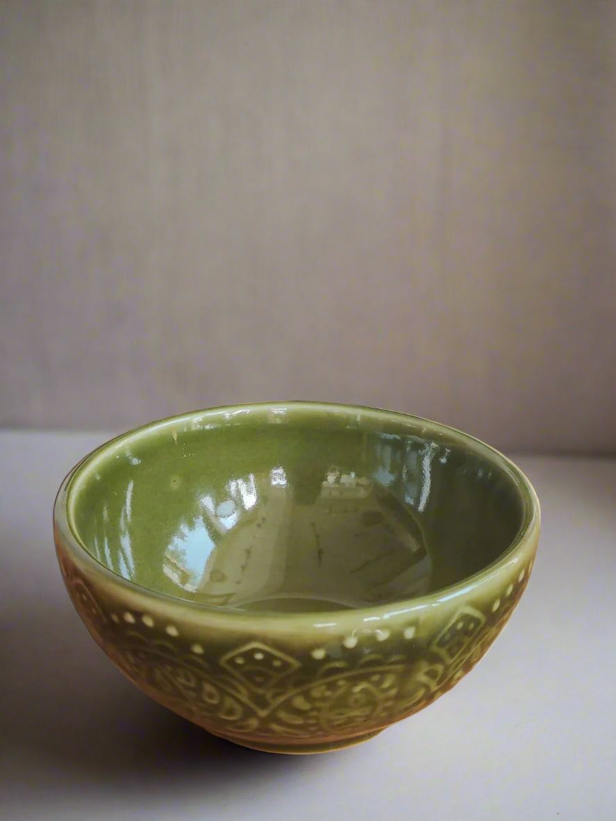 Set of 2 Verdant Bloom Bowl