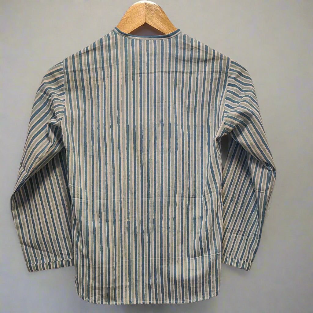 KIDS LOUNGEWEAR SET BLUE STRIPES