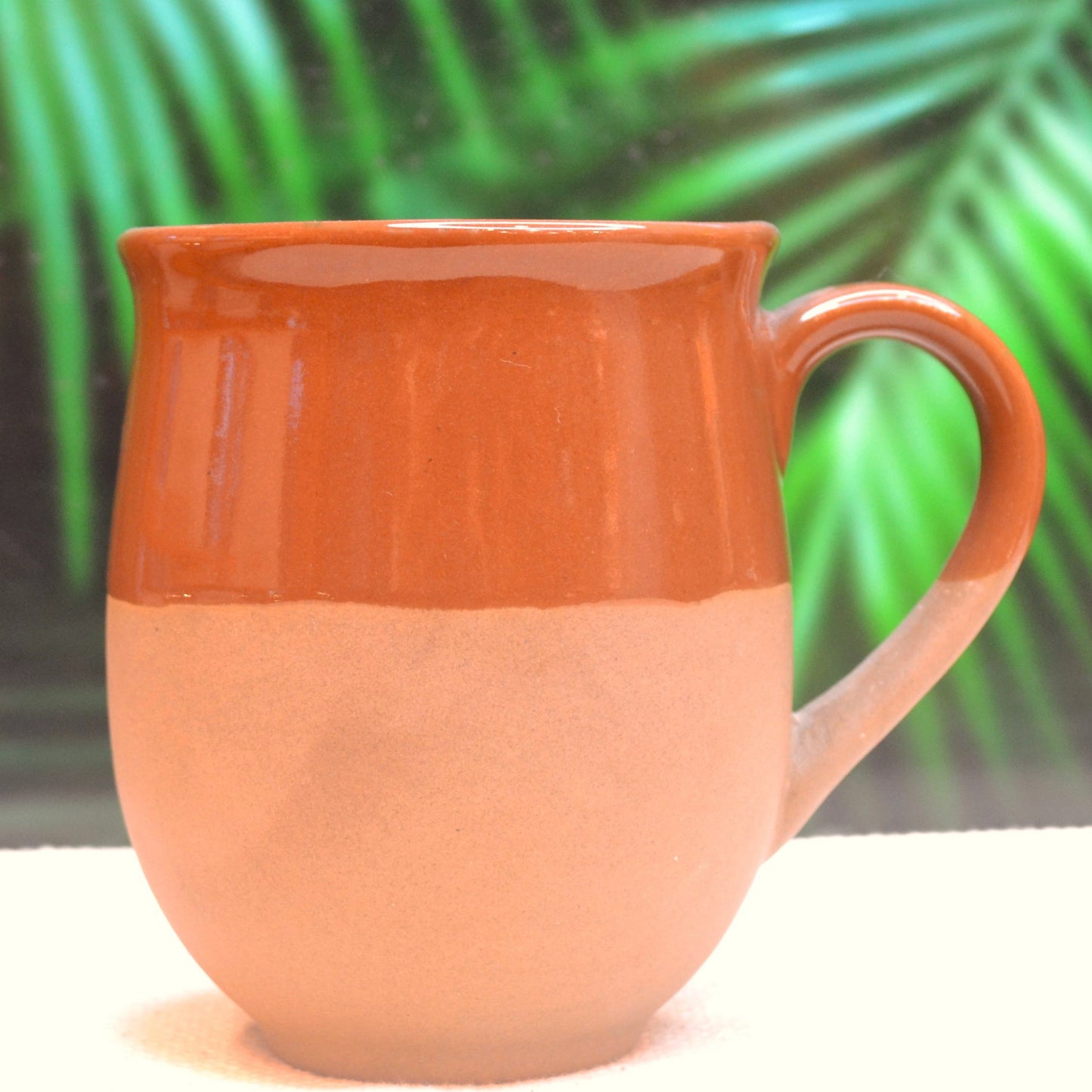 Earth Tone Ceramic Set of 2 Mugs
