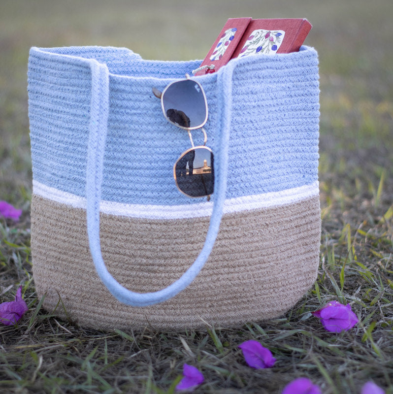 Jute Bag Blue
