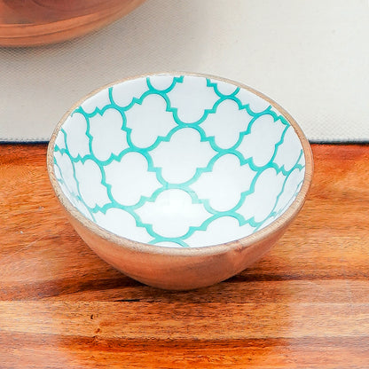 Wooden Serving Small Bowl-printed