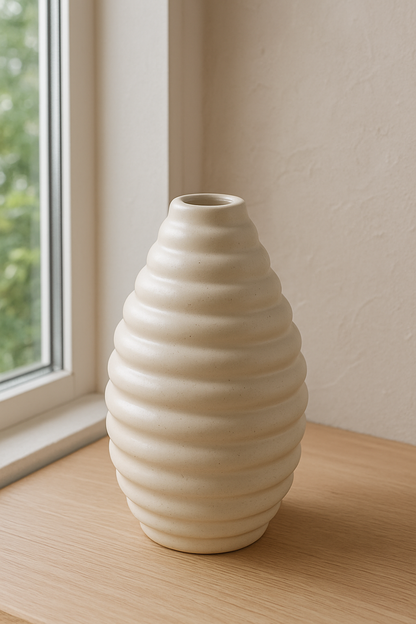 Ceramic Spiral Vase