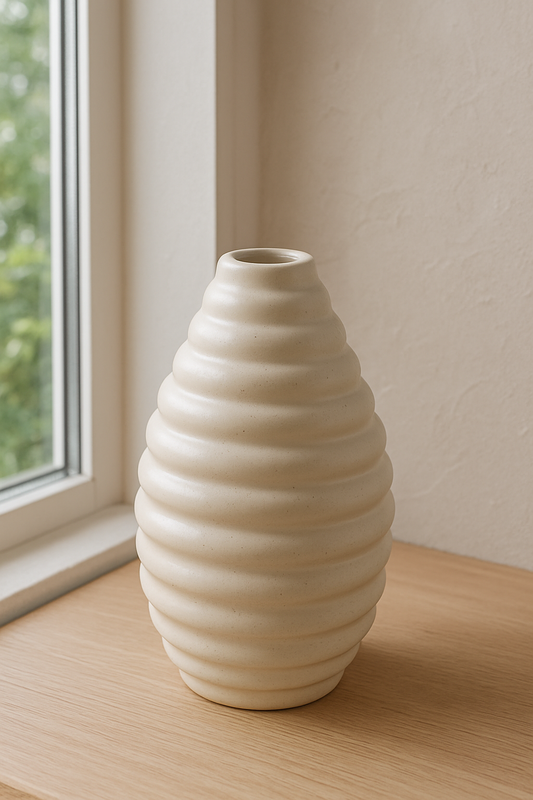 Ceramic Spiral Vase