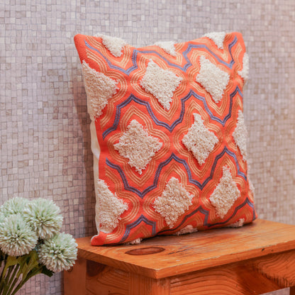 Moroccan Peach Sofa Cushion Cover