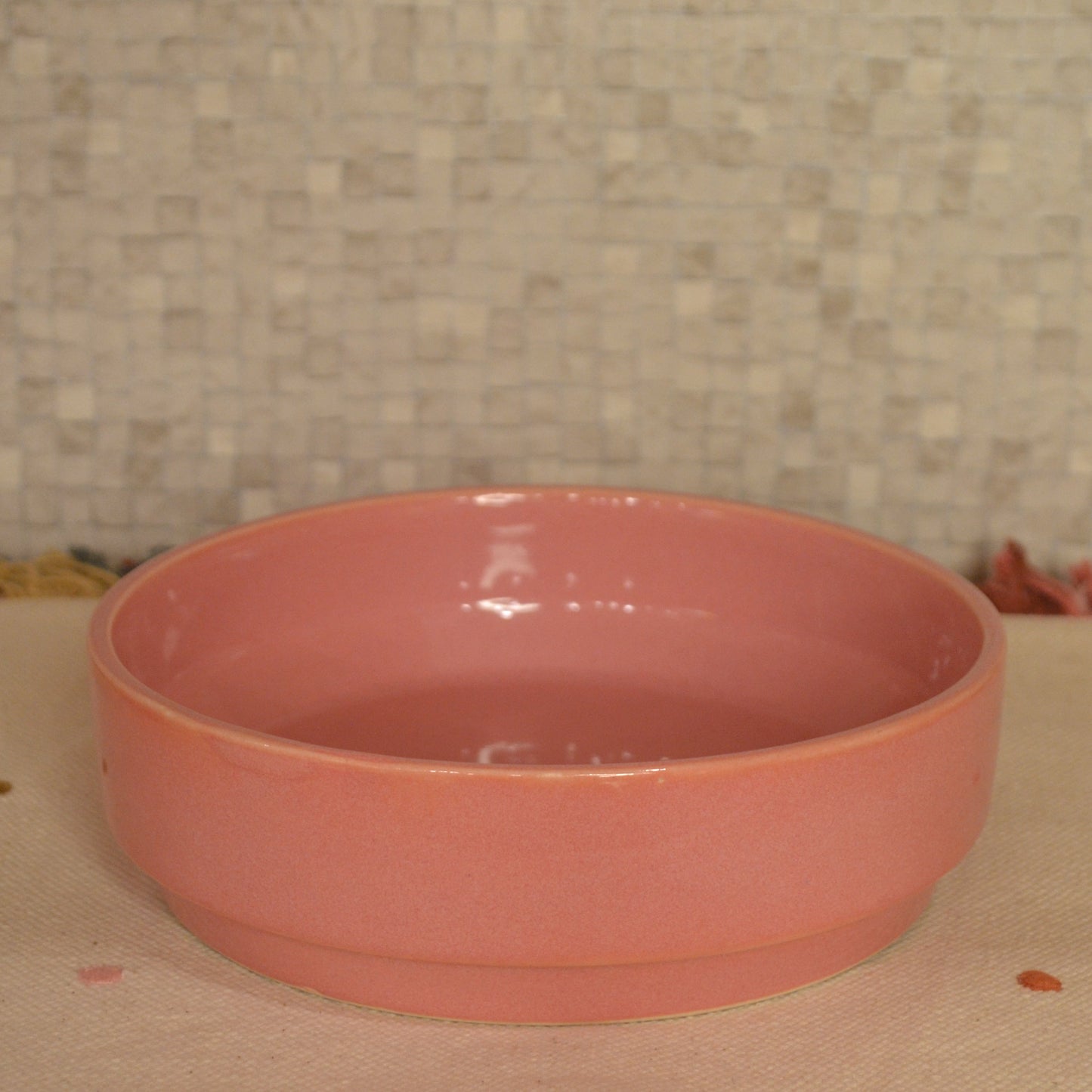 Pink Serving Bowls