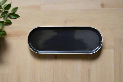 Noir Oval Platter