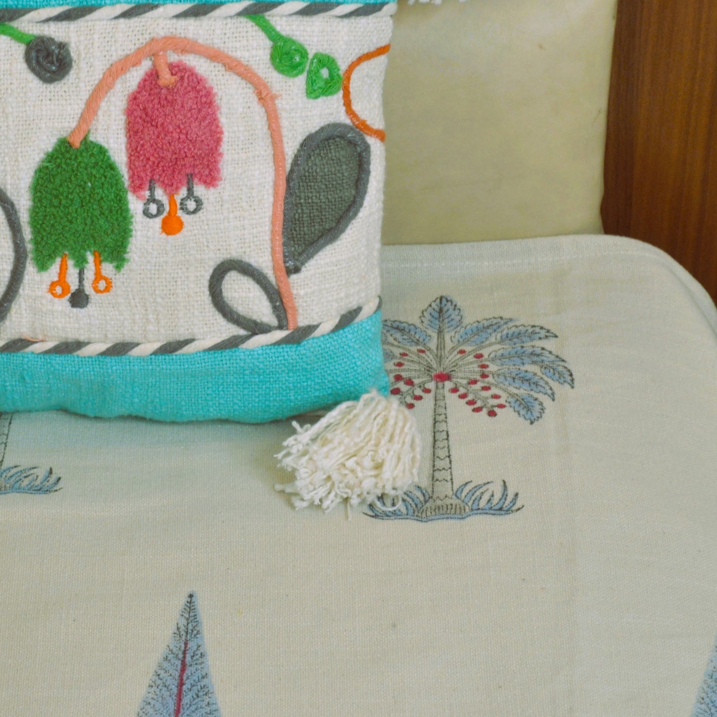 Birdie Tufted Cushion Cover