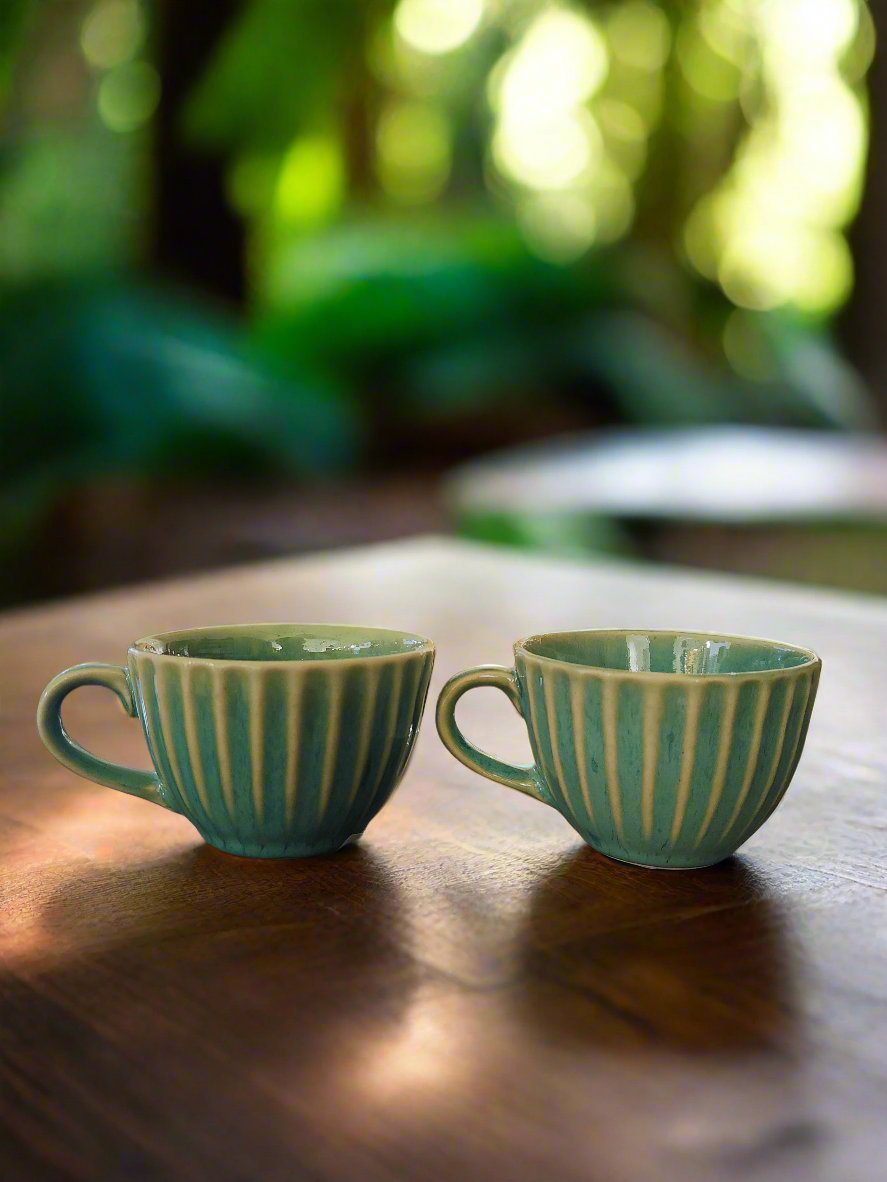 Evergreen Ripple Cups