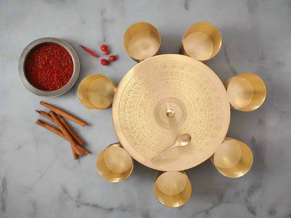 Masala-dan Brass : Masala, Dry fruits planner for every kitchen use | Made in India