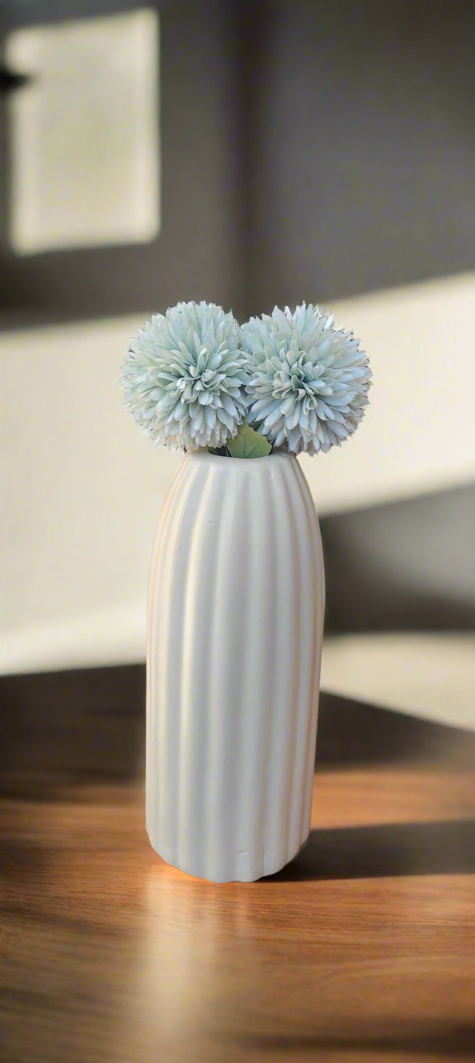 White Bottle Vase