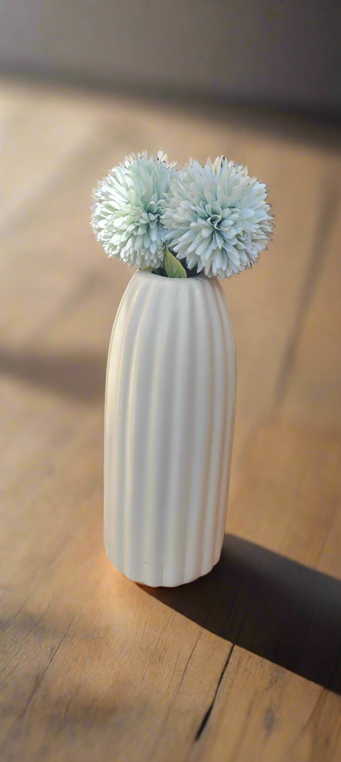 White Bottle Vase