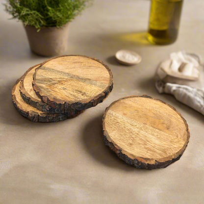 Wooden Coaster-Mango Tree Bark