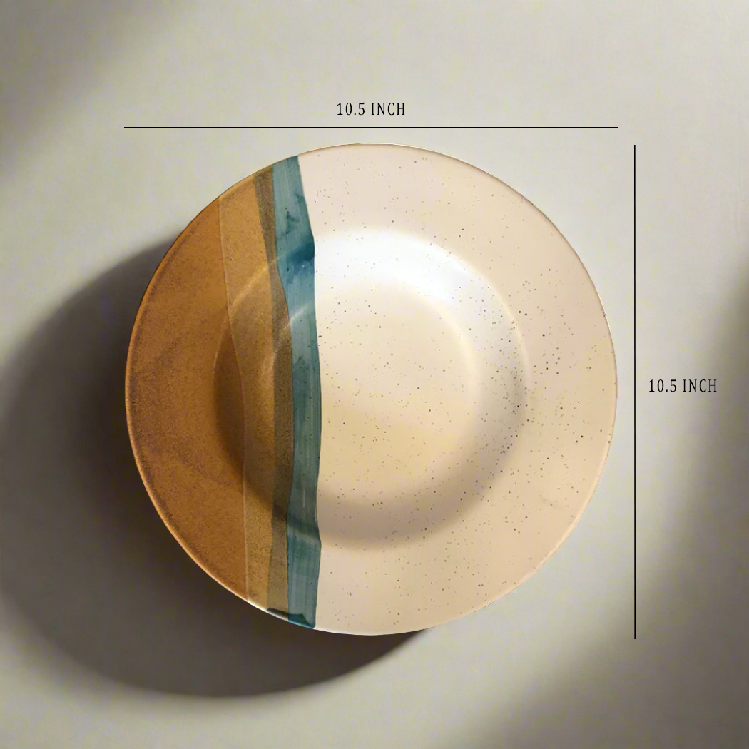 Pasta Plate - Marble Multicolor