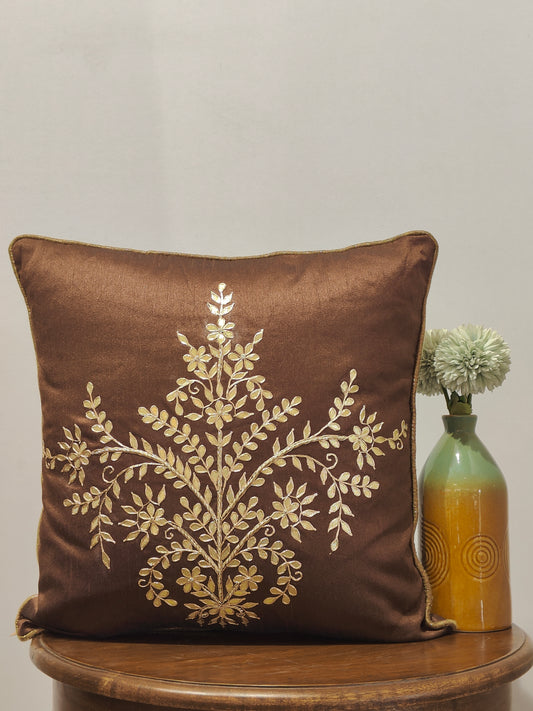 Embroidered Gota Patti Cushion Cover