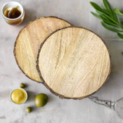 Wooden Coaster-Mango Tree Bark (10inch)