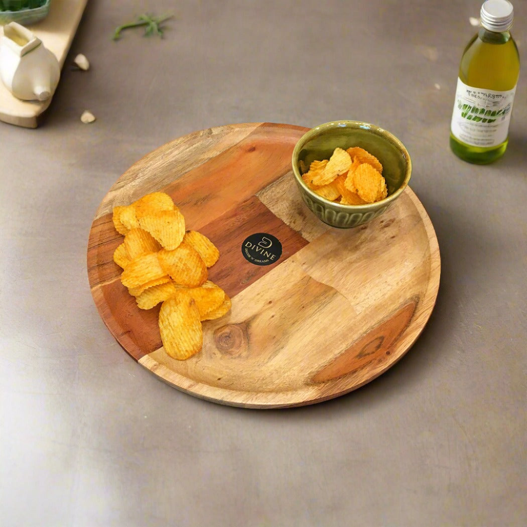 Wooden Serving Plates