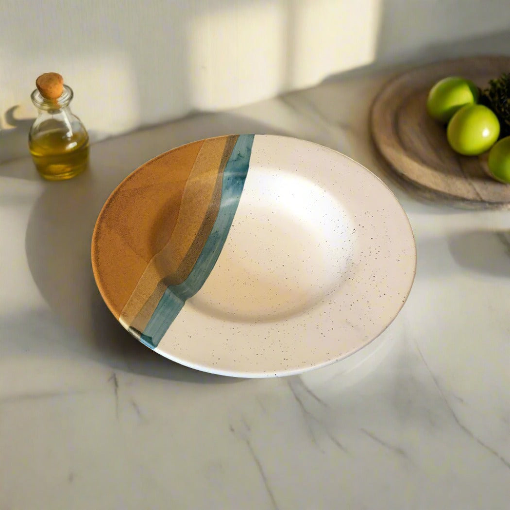 Pasta Plate - Marble Multicolor