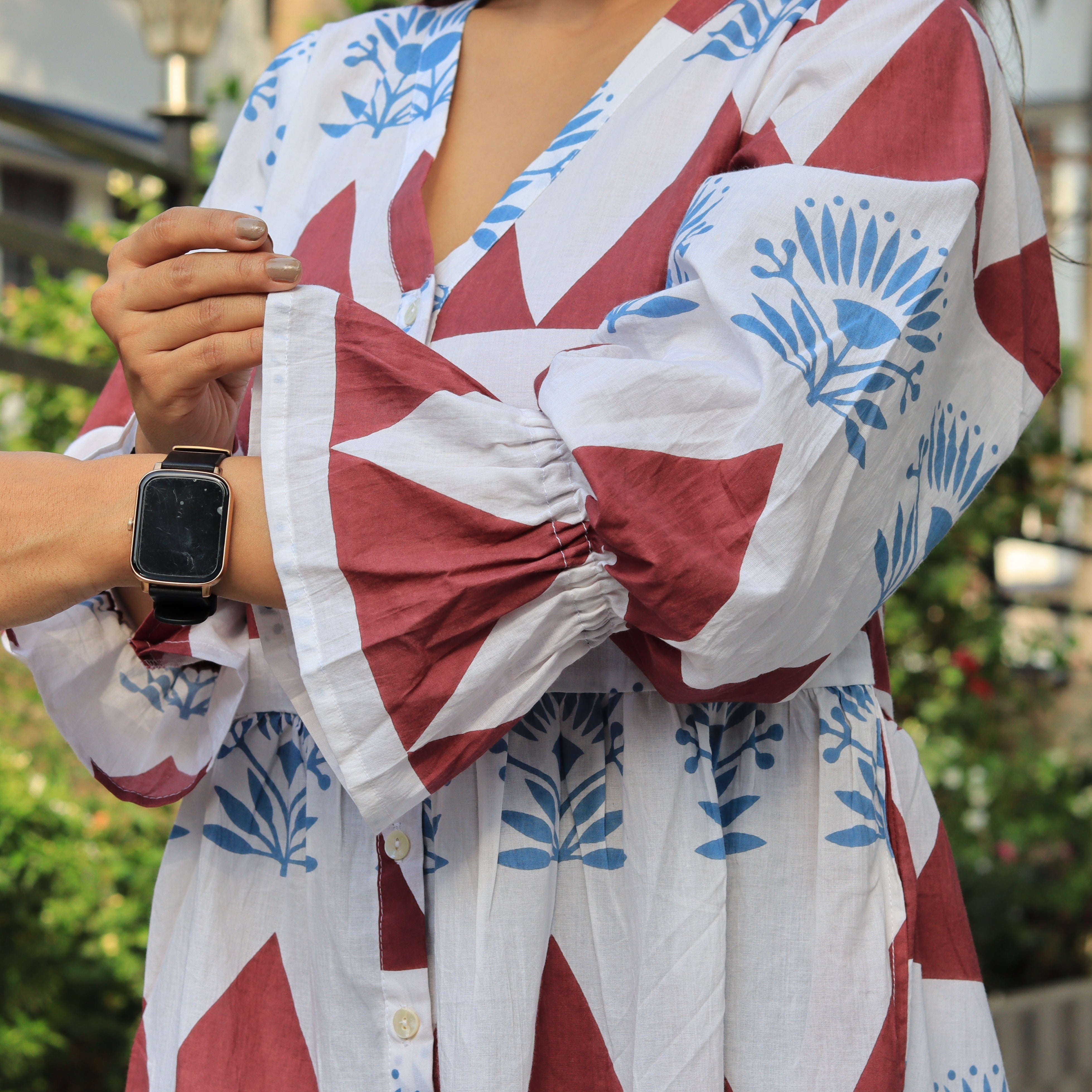 Abstract Mini Dress