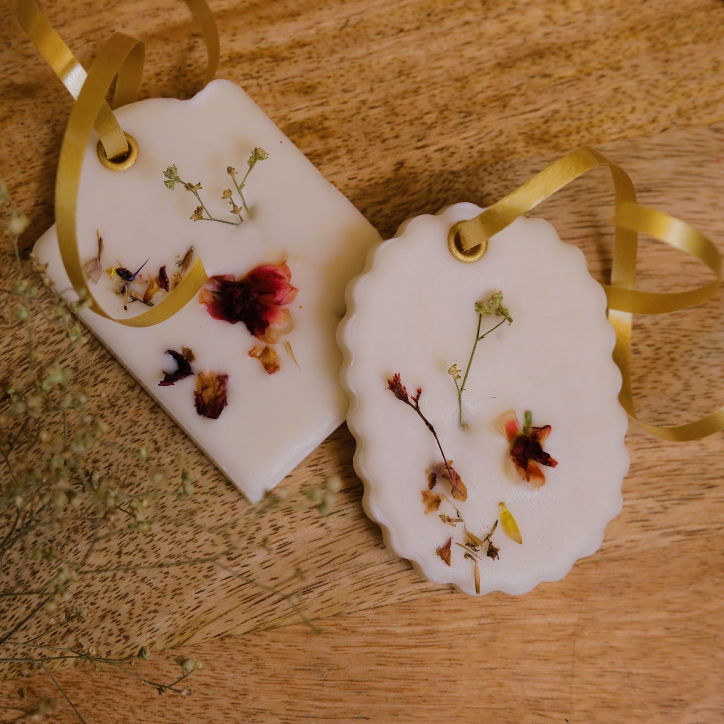 Rose Scented Soya Wax Tablet Set of 2