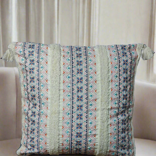 Abstract Tufted Cushion Cover