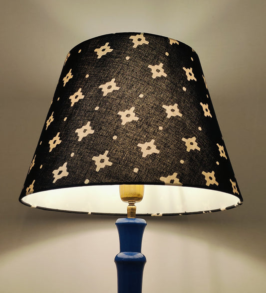 Blockprinted Lamp Shade Abstract