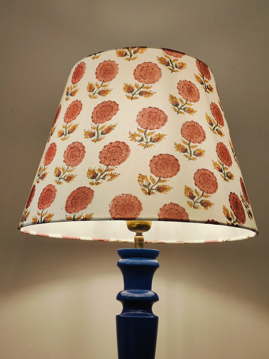 Blockprinted Lamp Shade Floral