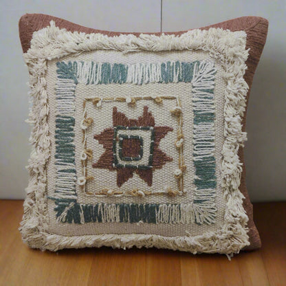 BOHEMIAN TUFTED CUSHION COVER