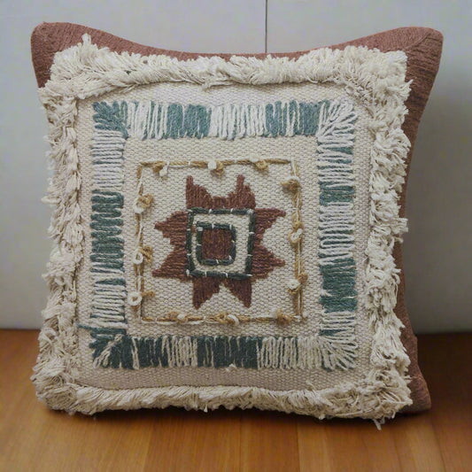 BOHEMIAN TUFTED CUSHION COVER