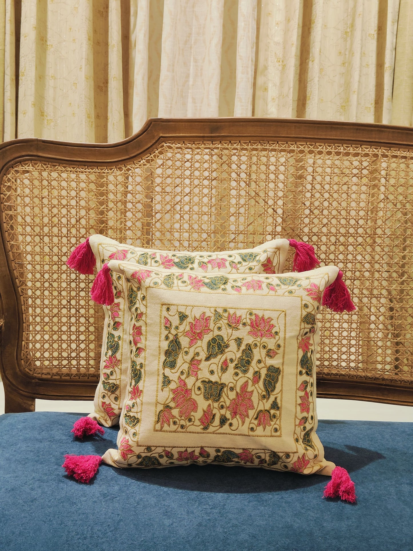 Lotus Pink Cushion Cover