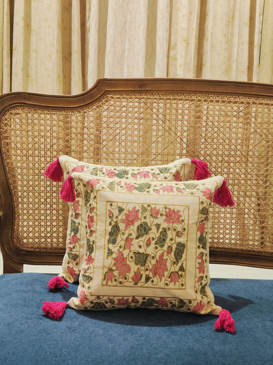 Lotus Pink Cushion Cover