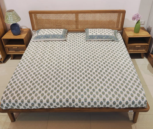 Cotton Fitted Bedsheet Set