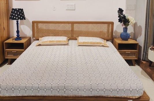 Cotton fitted Bedsheet Set