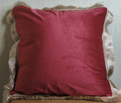 Velvet Pink Cushion Cover