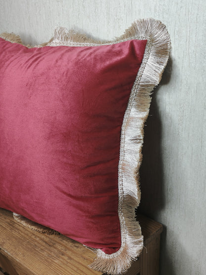 Velvet Pink Cushion Cover