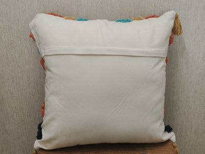 MULTICOLOR TUFTED CUSHION COVER