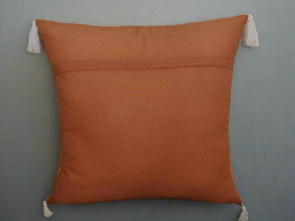 ROYAL ORANGE EMBROIDERY CUSHION COVER