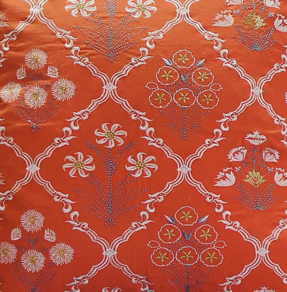 Red Embroidery Cushion Cover