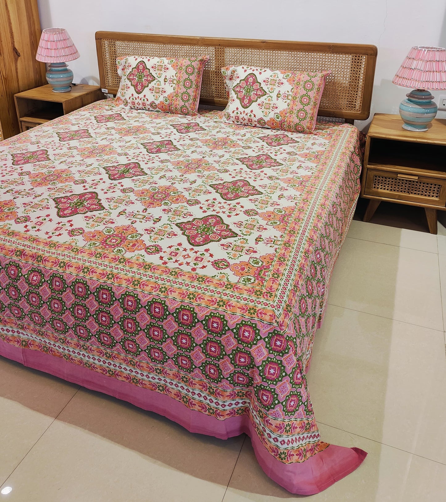 Mughal Bageecha Bedsheet