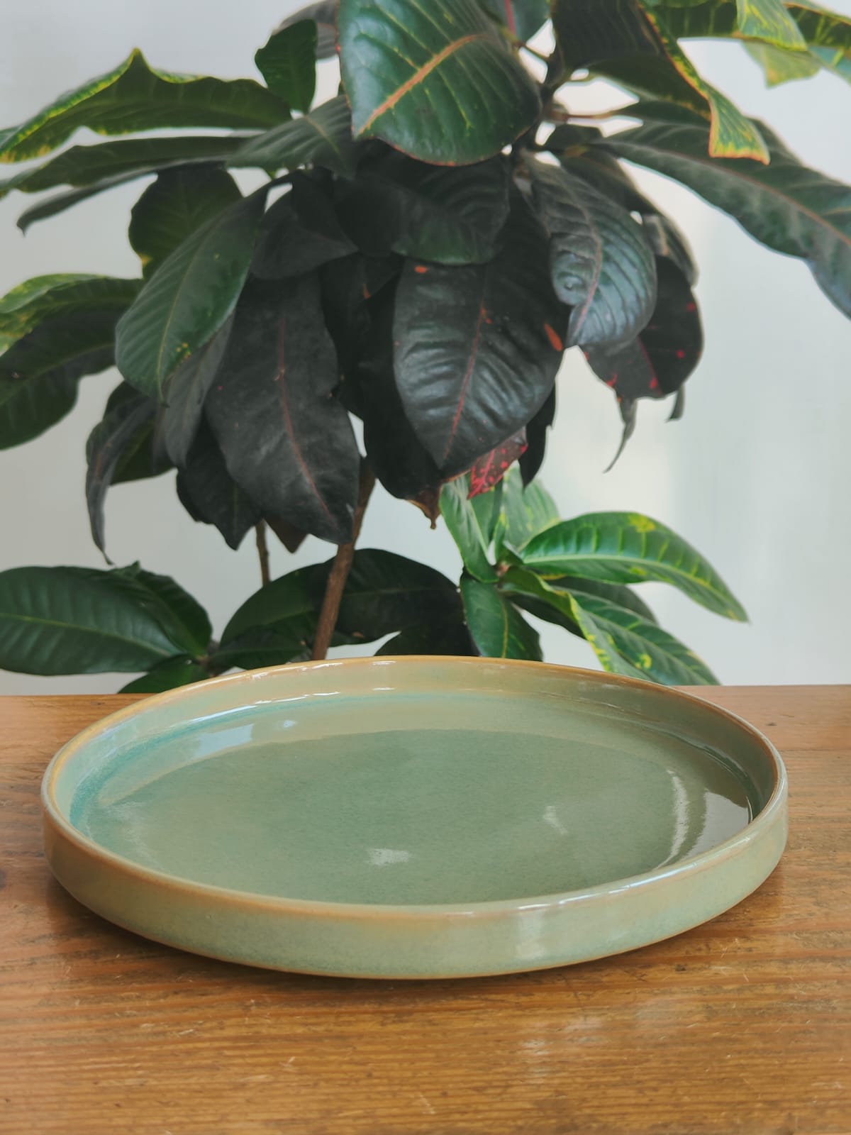 Ocean Mist Glazed Stoneware Quarter Plate