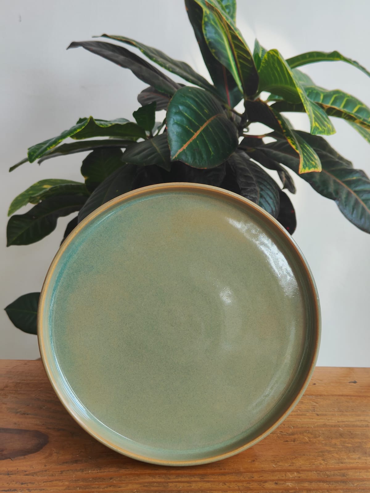 Ocean Mist Glazed Stoneware Quarter Plate