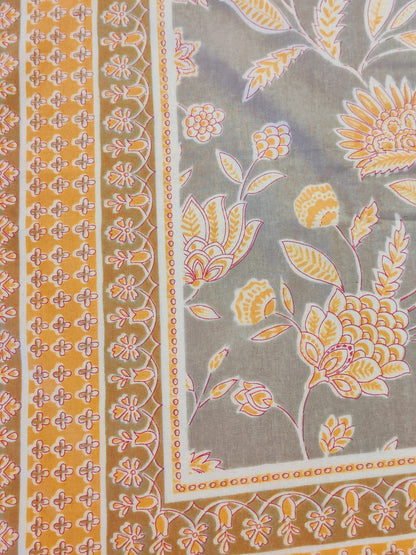 Elegant Floral  Cotton Bedsheet Set