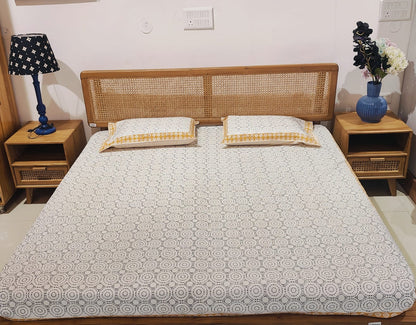 Cotton fitted Bedsheet Set